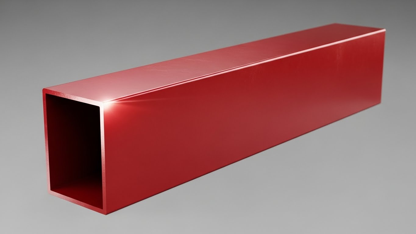 Kırmızı Astar Boyalı Kutu Profil Stokları