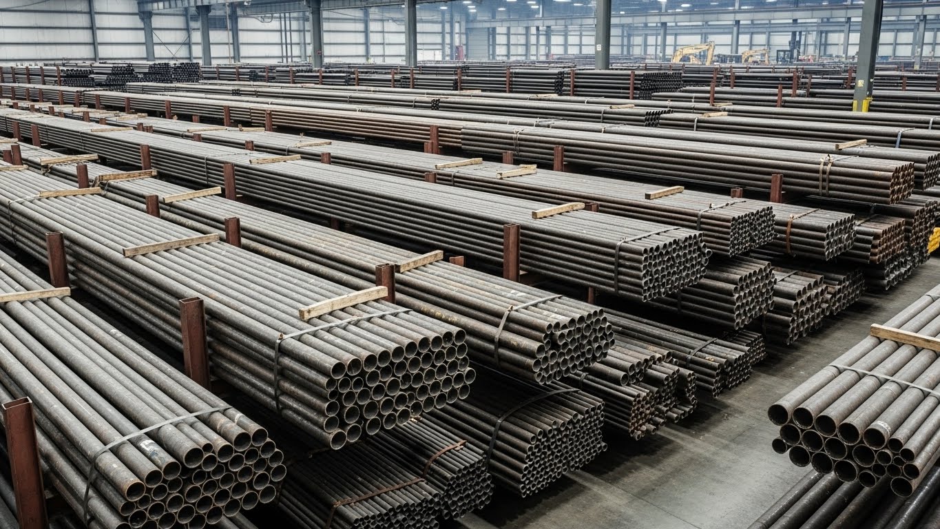 Farklı amaçlara uygun çelik boru türlerinin teknik çizimi.