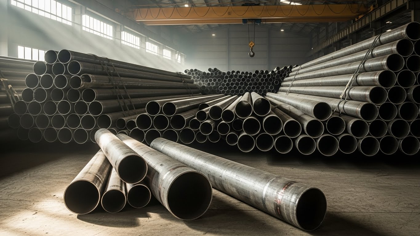 Çelik boru bükme ve şekillendirme uygulaması görseli.