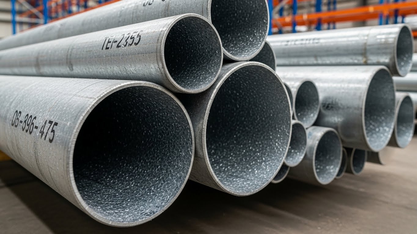 Çeşitli Galvaniz Boru Boyutları ve Detayları