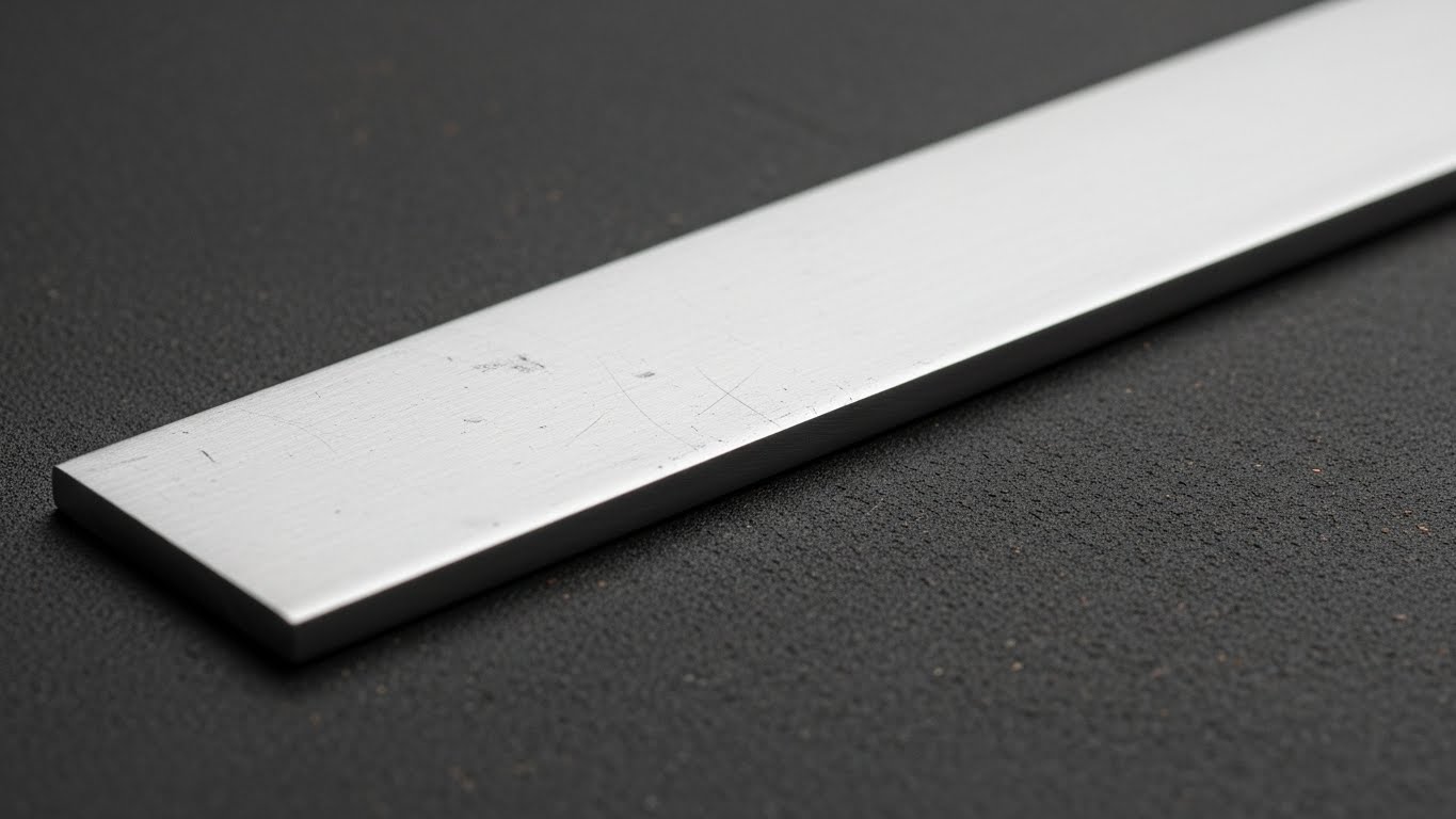 Farklı boyutlarda istiflenmiş lama demiri ürünleri