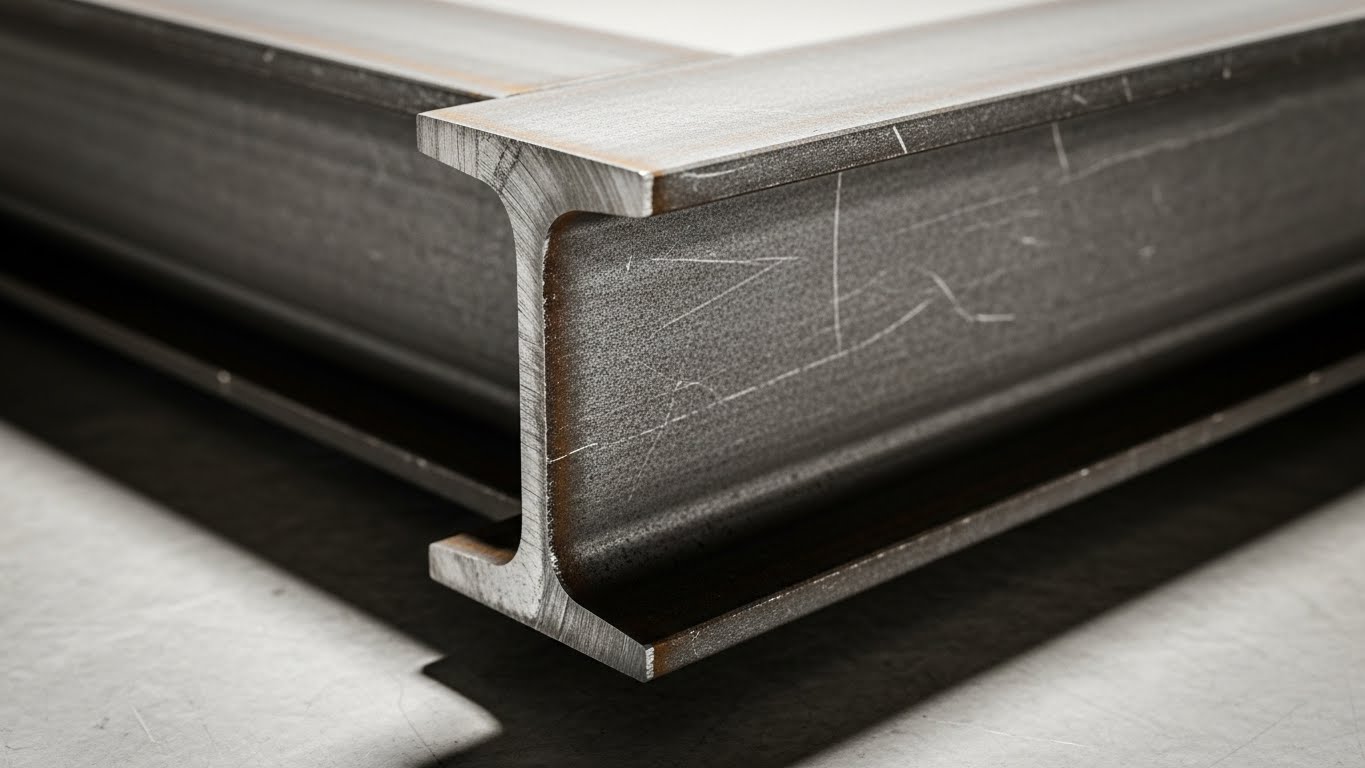 Çelik Kirişlerin Kullanıldığı İnşaat Görünümü