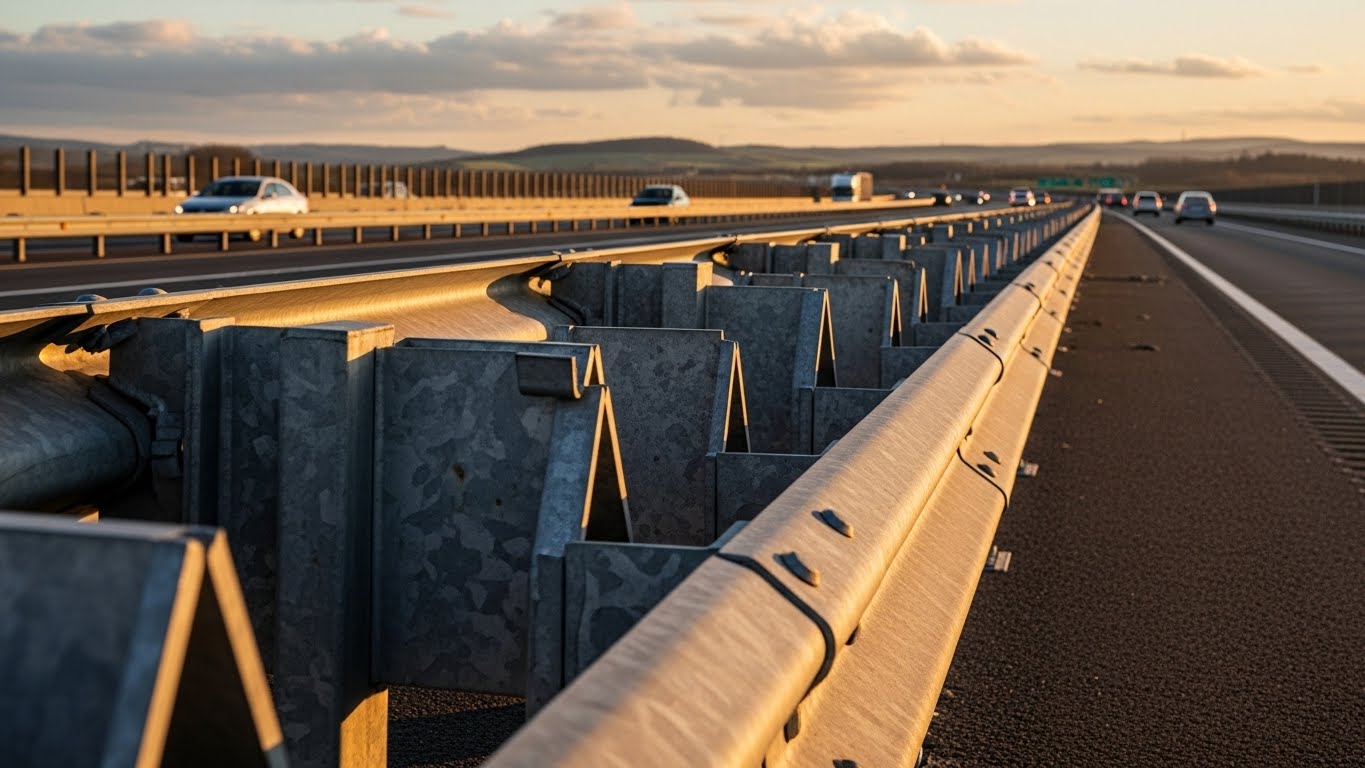 Otoyol çelik bariyerinin roll-form hattında şekillendirilmesi süreci